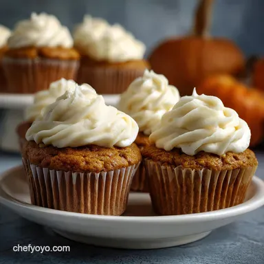 Easy Pumpkin Cupcake Recipe: Super Moist Spiced Recipe Card