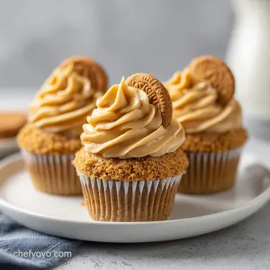Biscoff Cupcakes with Silky Frosting