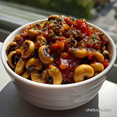 Black Eyed Peas: Velvety Fusion Recipe Recipe Card