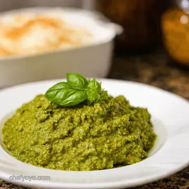 Make Amazing Homemade Basil Pesto Quick Easy Recipe Recipe Card