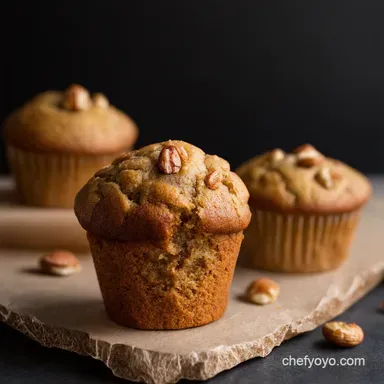 Bloomin' Good! Banana Nut Muffin Recipe - Easy & Moist Recipe Card