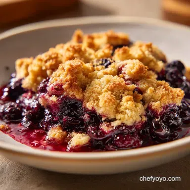 Blueberry Dump Cake: Golden and Crisp Recipe Card