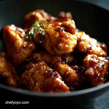 Bourbon Bliss Chicken My Sweet Sticky Secret Recipe Card