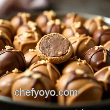 Best Buckeyes Recipe: Easy Peanut Butter Chocolate Bliss! Recipe Card