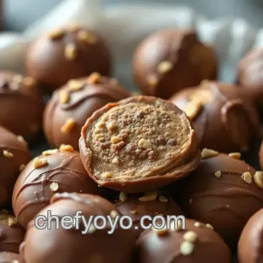 Best Buckeyes Recipe: Easy Peanut Butter Chocolate Bliss! Recipe Card