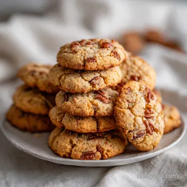 Butter Pecan Cookies: Chewy and Crisp Recipe Card