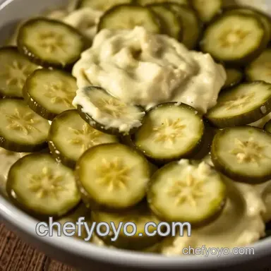 Buttered Pickles: Easy Recipe for Creamy, Sweet Snacking Bliss Recipe Card