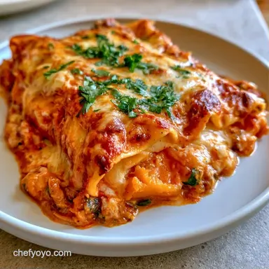 Butternut Squash Enchiladas: Baked Recipe Card