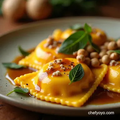 Homemade Butternut Squash Sage Ravioli Recipe Fresh Pasta Ideas Recipe Card