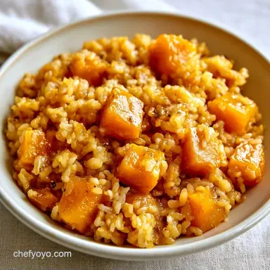 Butternut Squash Rice Skillet One-Pot