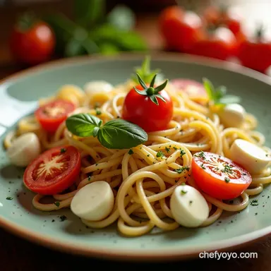 Caprese Pasta Salad An Italian Summer Dream Recipe Card