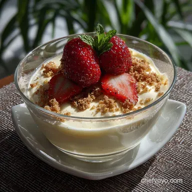 New Years Desserts: Feather-Light Champagne Mousse Recipe Card