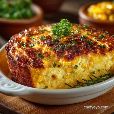 Creamy Corn Pudding Casserole Recipe Without Jiffy Mix Recipe Card