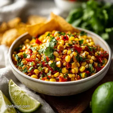 Corn Salsa Recipe from Chipotle in 15 Minutes
