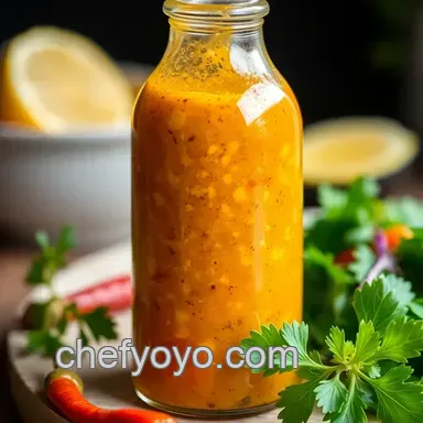 Chipotle Sunshine Vinaigrette: A Zesty Flavor Bomb! Recipe Card