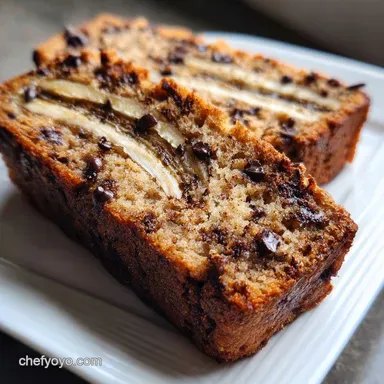 Ripe Banana Recipe with Chocolate Chips Ready in 30 Min Recipe Card