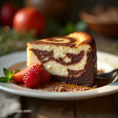 Creamy Chocolate Cottage Cheese Cheesecake Recipe Recipe Card