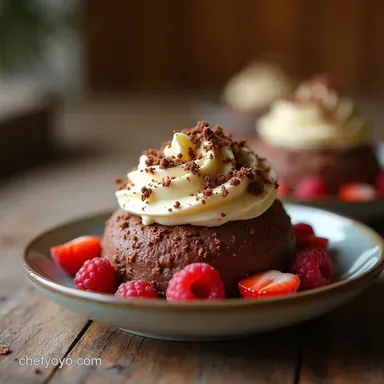 Easy Chocolate Cottage Cheese Mousse Recipe High Protein Treat Recipe Card