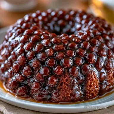 Chocolate Dot Cake Recipe for 10 Cakes Recipe Card