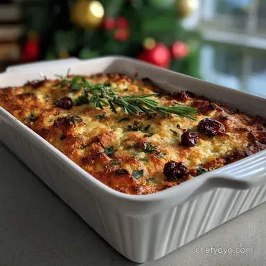Christmas Morning Casserole Make-Ahead: Crispy Baked Recipe Card