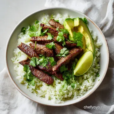 Cilantro Lime Steak Bowls in 30 Minutes