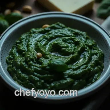 Classic Basil Pesto: Taste Italy at Home in Minutes Recipe Card