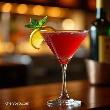 The Essential Cosmopolitan Cocktail Perfectly Balanced Easy to Make Recipe Card