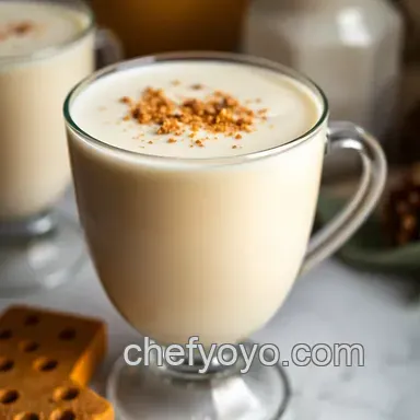 Classic Homemade Eggnog: A Heartwarming Holiday Beverage Recipe Card