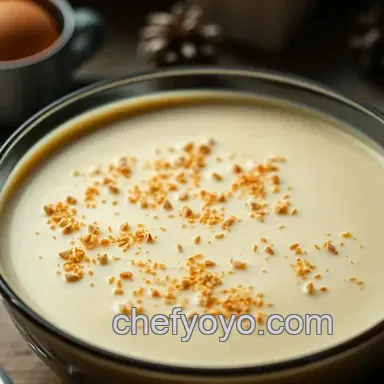 Classic Homemade Eggnog: A Heartwarming Holiday Beverage Recipe Card