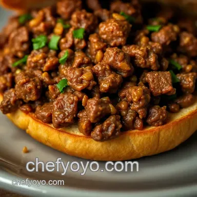 Classic Loose Meat Sandwich Recipe: A Tasty Midwestern Delight Recipe Card