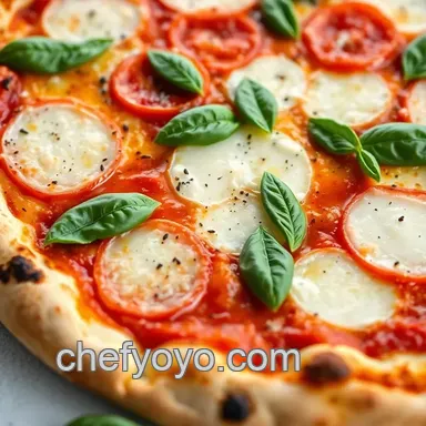 Classic Margherita Pizza Recipe: *That's Amore!* Recipe Card