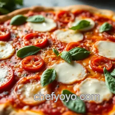 Classic Margherita Pizza Recipe: That's Amore! Recipe Card