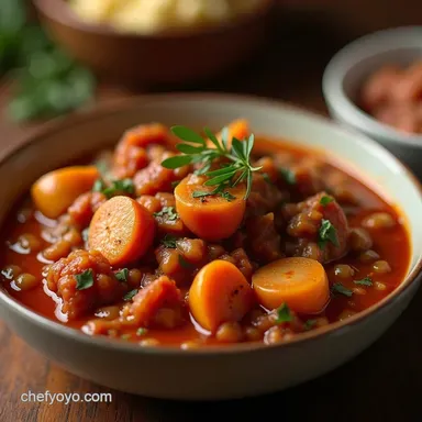 Classic OldFashioned Goulash The Tender Beef Stew Recipe Recipe Card
