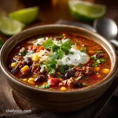 Taco Soup Recipe: The Dump-and-Simmer Classic with Ranch Secret Recipe Card