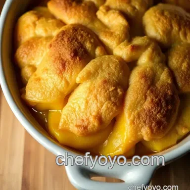 Classic Southern Peach Cobbler Recipe: An Easy Family Favorite Recipe Card