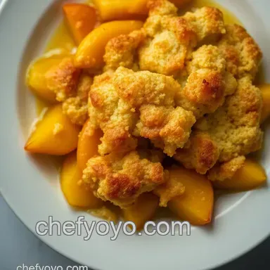 How Do You Make Peach Cobbler? Discover My Easy Southern Recipe Recipe Card