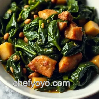 Classic Southern-Style Collard Greens Recipe | Easy & Flavorful Soul Food Recipe Card