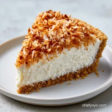 Coconut Cream Pie with Coconut Milk Recipe Card