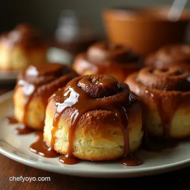 The Best Coffee Cinnamon Rolls with Espresso Glaze Recipe Card