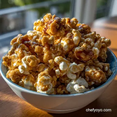 Cookie Butter Popcorn Recipe: Ultra-Crispy Biscoff Crunch Recipe Card