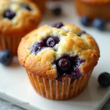 HighProtein Blueberry Cottage Cheese Muffins Recipe