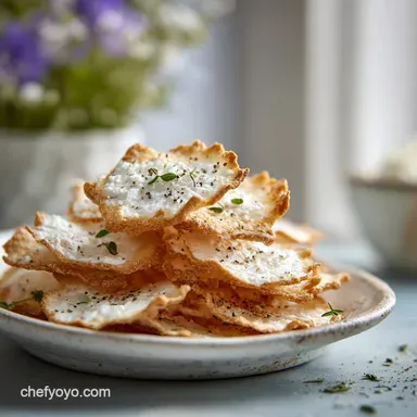 Cottage Cheese Chips: Crispy Baked