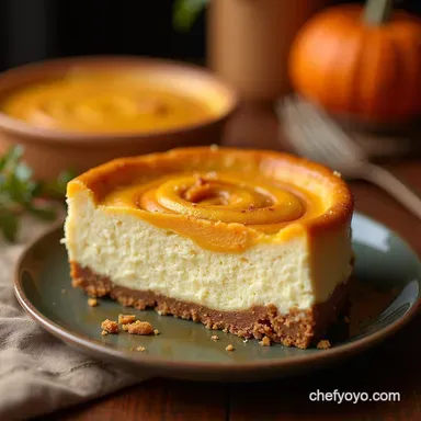 Lighter Pumpkin Cottage Cheese Cheesecake Recipe No Cracks Recipe Card