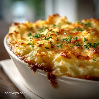 Comfort Foods The Ultimate Cottage Pie with Mature Cheddar Mash Recipe Card
