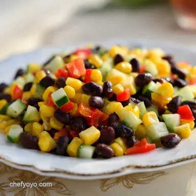 Cowboy Salsa in 15 Minutes Recipe Card