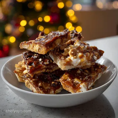 Christmas Cracker Toffee: Salty-Sweet Umami Recipe Card