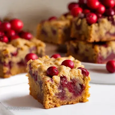Cranberry Bliss Bars The Homemade Holiday Treat Recipe Card