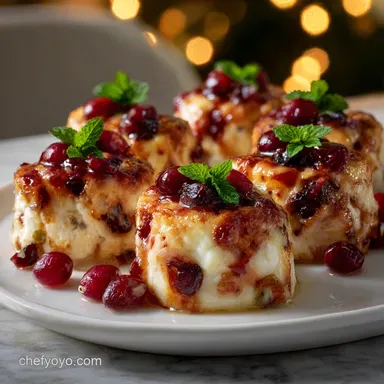 Christmas Eve Appetizer with Cranberry and Brie Recipe Card