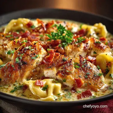 Creamy Chicken Tortellini Soup Ready in a Jiffy Recipe Card