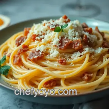 Authentic Carbonara Recipe: Creamy, Dreamy, & Easy! Recipe Card